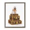 Stupell Industries Luxury Bathrobe Girl Floating Frame, design by Ziwei Li